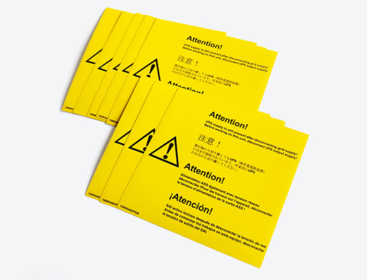 3M材質安全警示標簽